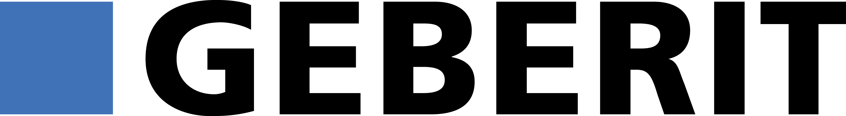 Das Firmenlogo von GEBERIT.